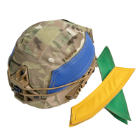 Кавер на шолом під Team Wendy EXFIL Ballistic з комплектом стрічок ідентифікаторів