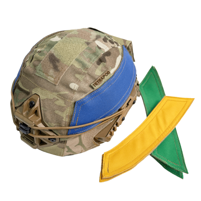Кавер на шолом під Team Wendy EXFIL Ballistic з комплектом стрічок ідентифікаторів